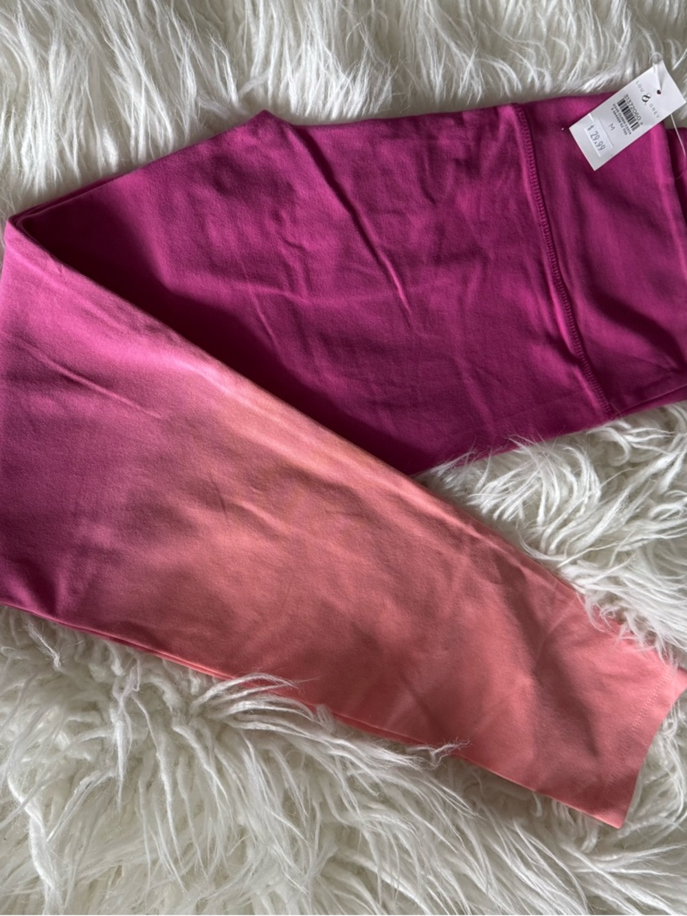 Women’s Loft Ombre Pink & Coral Leggings